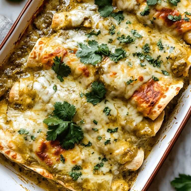 Spicy Green Chile Chicken Enchiladas Recipe