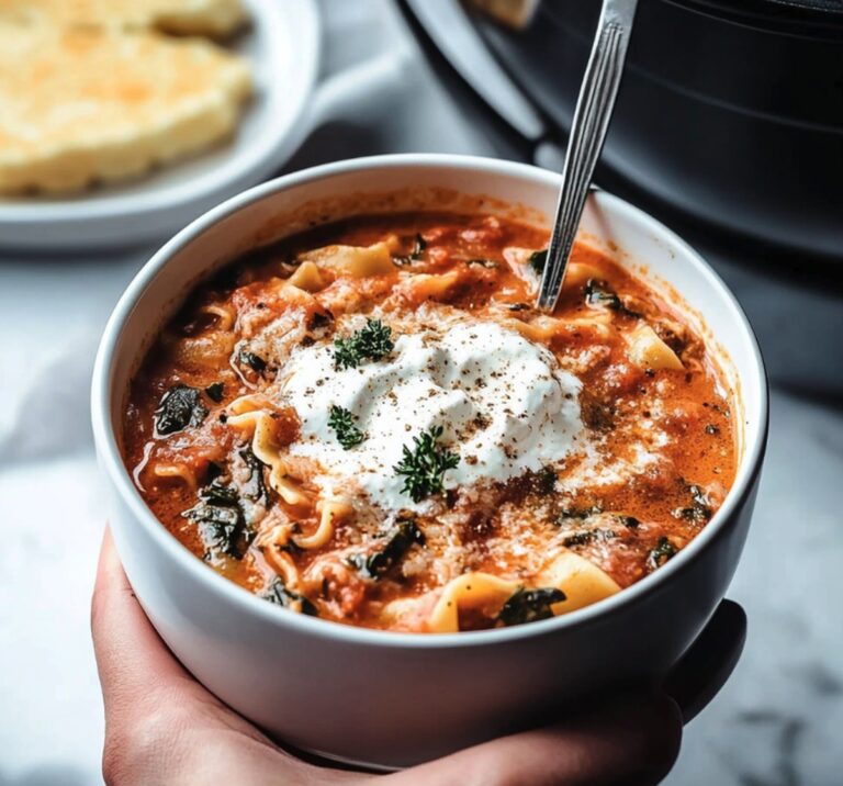 Instant Pot Lasagna Soup Recipe