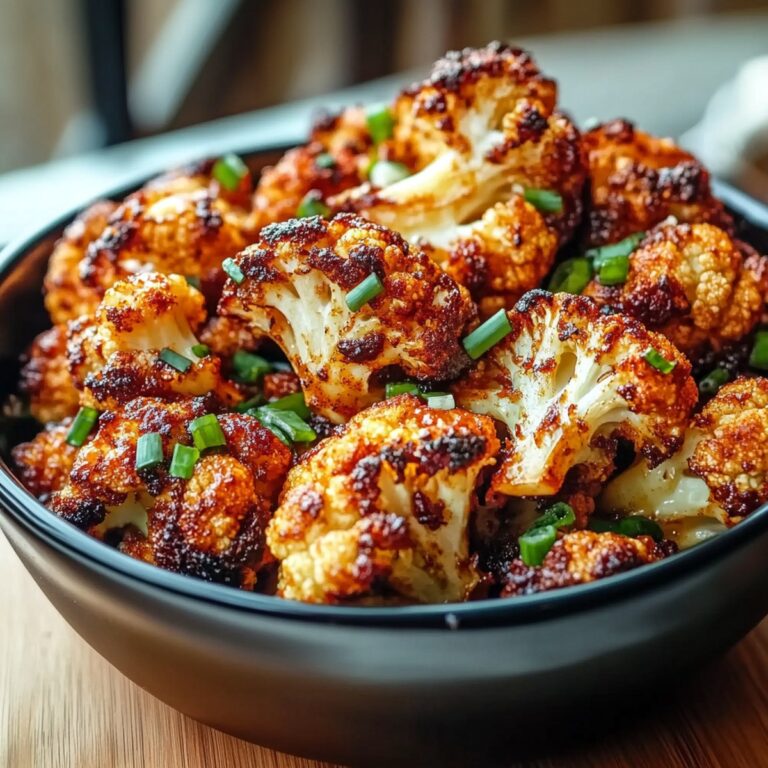 Sweet And Spicy Baked Cauliflower Recipe