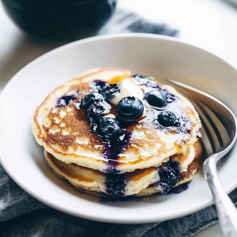 Fluffiest Blueberry Pancakes Recipe