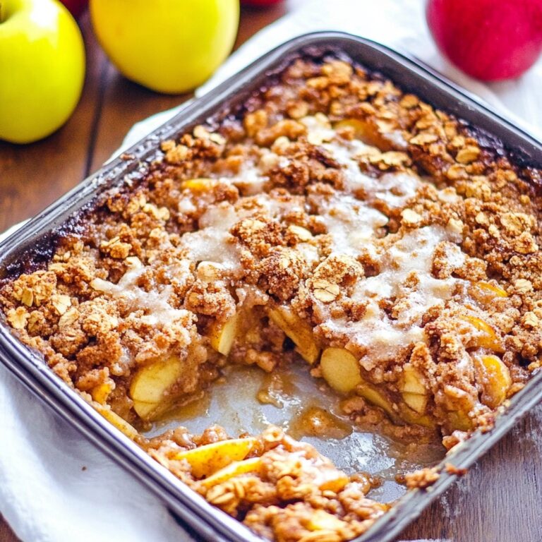 Heavenly Cinnamon Roll Apple Crisp Recipe