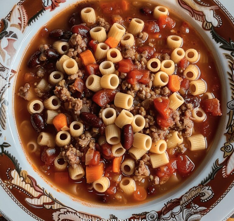 Hearty Pasta E Fagioli Soup Recipe