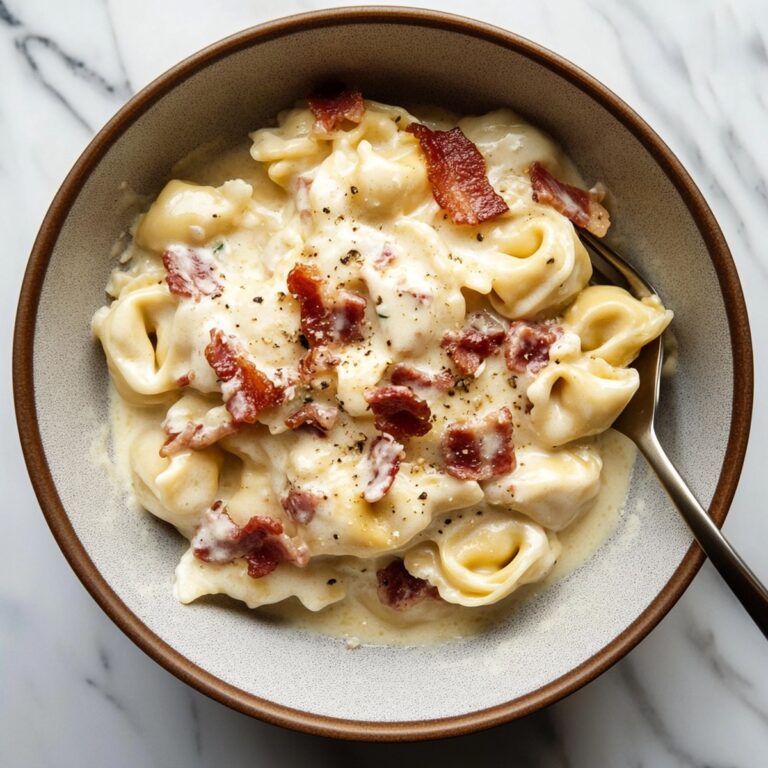 Bacon Tortellini Alfredo Recipe
