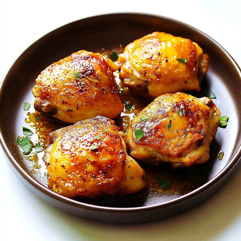 Baked Chicken Thighs Recipe