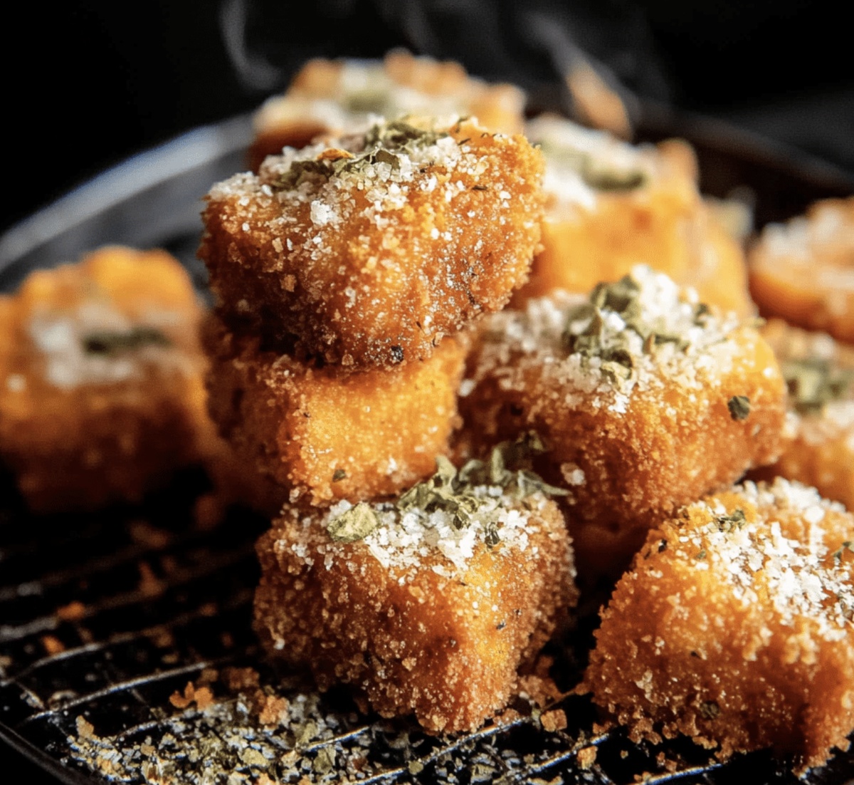 Crispy Cheesy Sweet Potato Bites Recipe