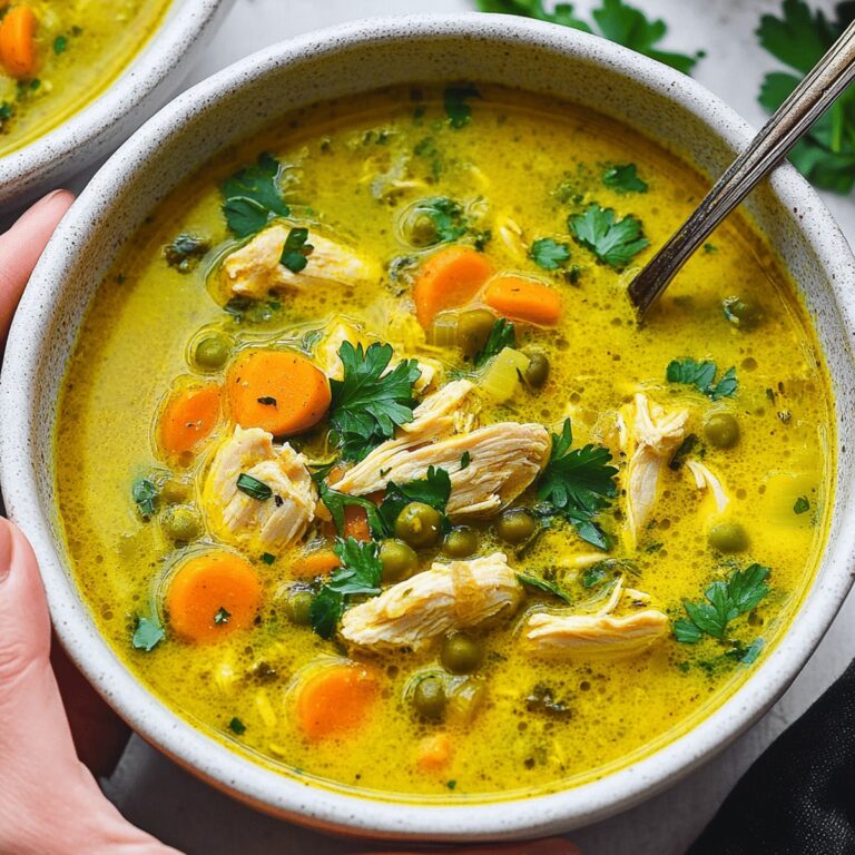 Soothing Anti Inflammatory Turmeric Chicken Soup Recipe