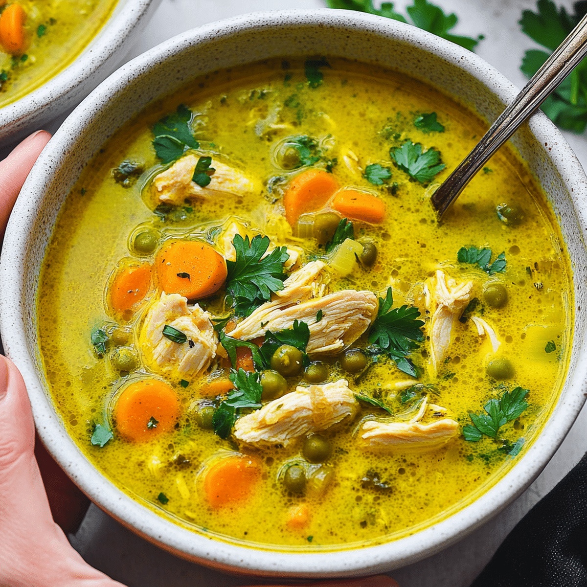 Soothing Anti Inflammatory Turmeric Chicken Soup Recipe