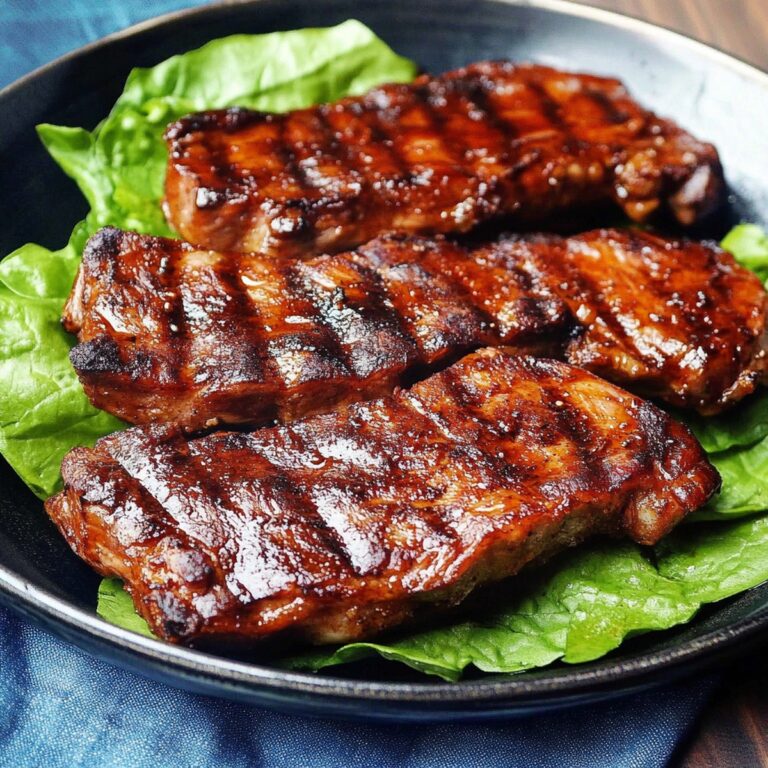 Barbecued Pork Steaks Recipe