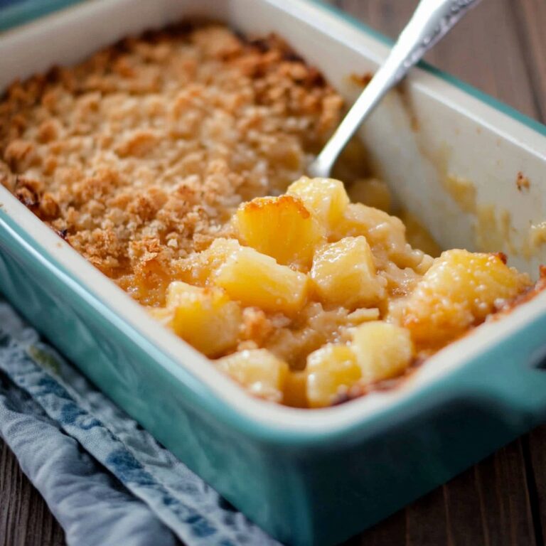 Tangy Pineapple Casserole Recipe