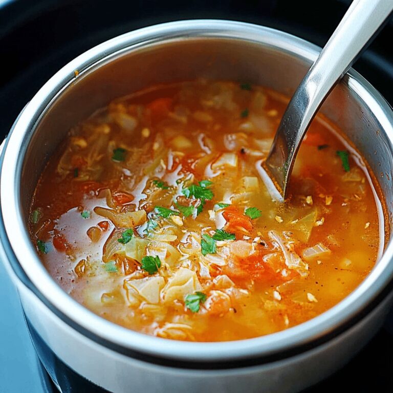 Hearty Keto Cabbage Soup Recipe