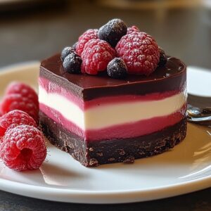 Chocolate Raspberry Bavarois Recipe