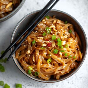 Spicy Peanut Butter Noodles Recipe