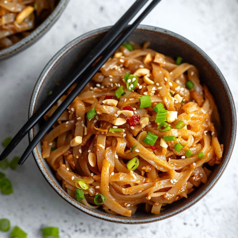 Spicy Peanut Butter Noodles Recipe