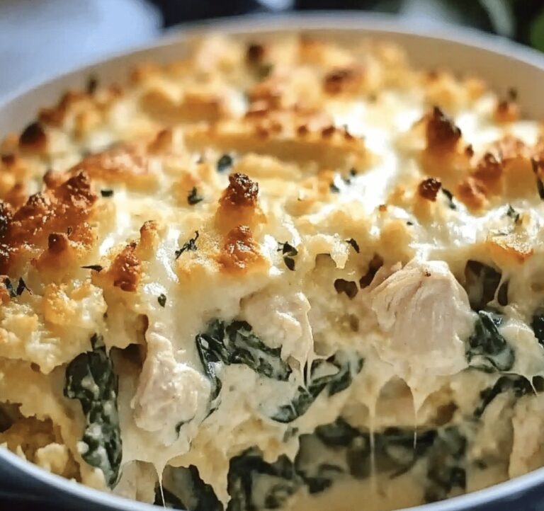 Chicken And Spinach Casserole With Cream Cheese Recipe