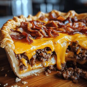 Crispy Carnivore Bacon Cheeseburger Pie Recipe