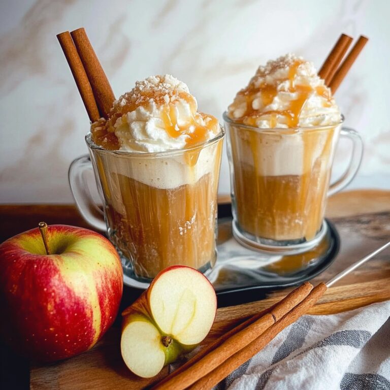 Caramel Apple Cider Float Recipe