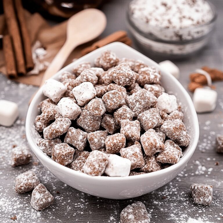 Decadent Hot Chocolate Muddy Buddies Recipe