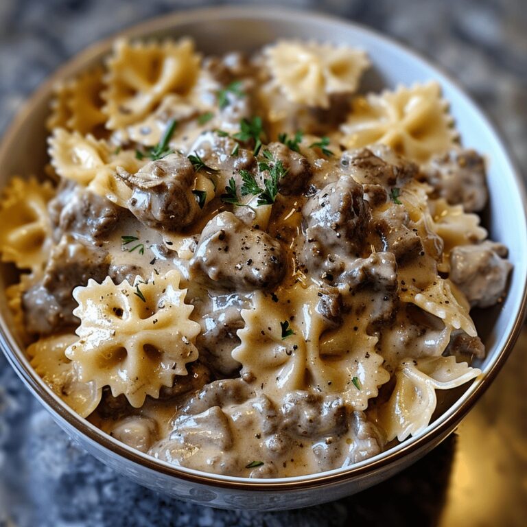 Rich Beef And Bowtie Pasta Recipe