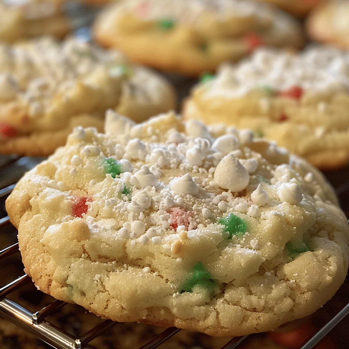 Festive Cake Mix Christmas Cookies Recipe