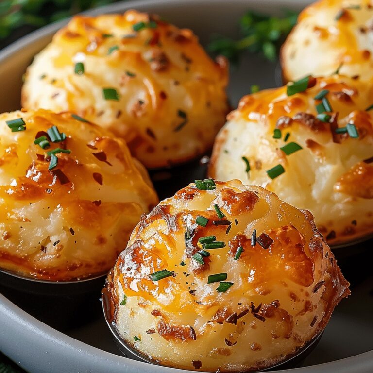Fluffy Cheesy Mashed Potato Puffs Recipe
