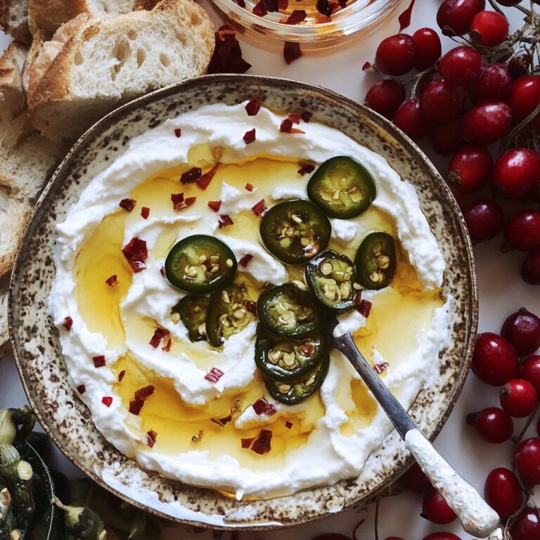 Whipped Honeyed Jalapeno Ricotta Recipe