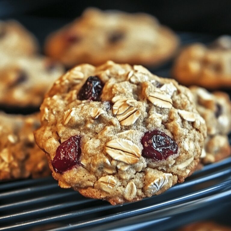 Scrumptious White Chocolate Oatmeal Cranberry Cookies Recipe
