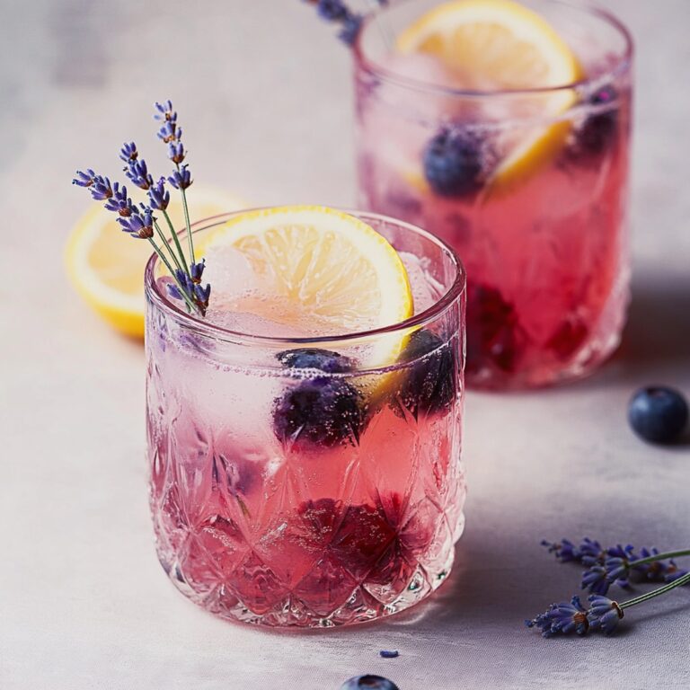 Blueberry Lavender Lemonade Cocktail Recipe