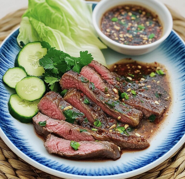 Crying Tiger Beef With Nam Jim Jaew Sauce Recipe