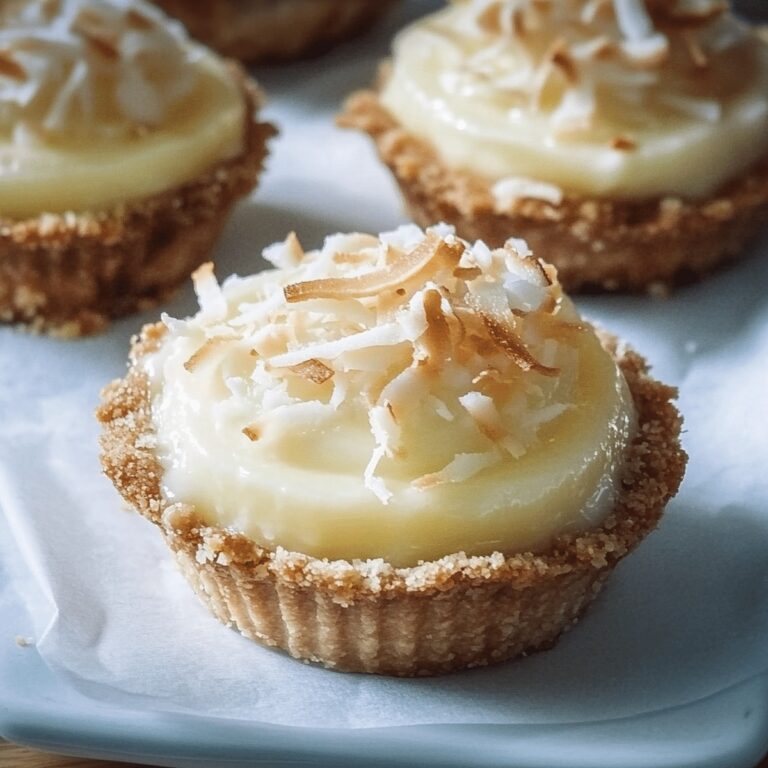 Silky Mini Coconut Cream Pie Recipe