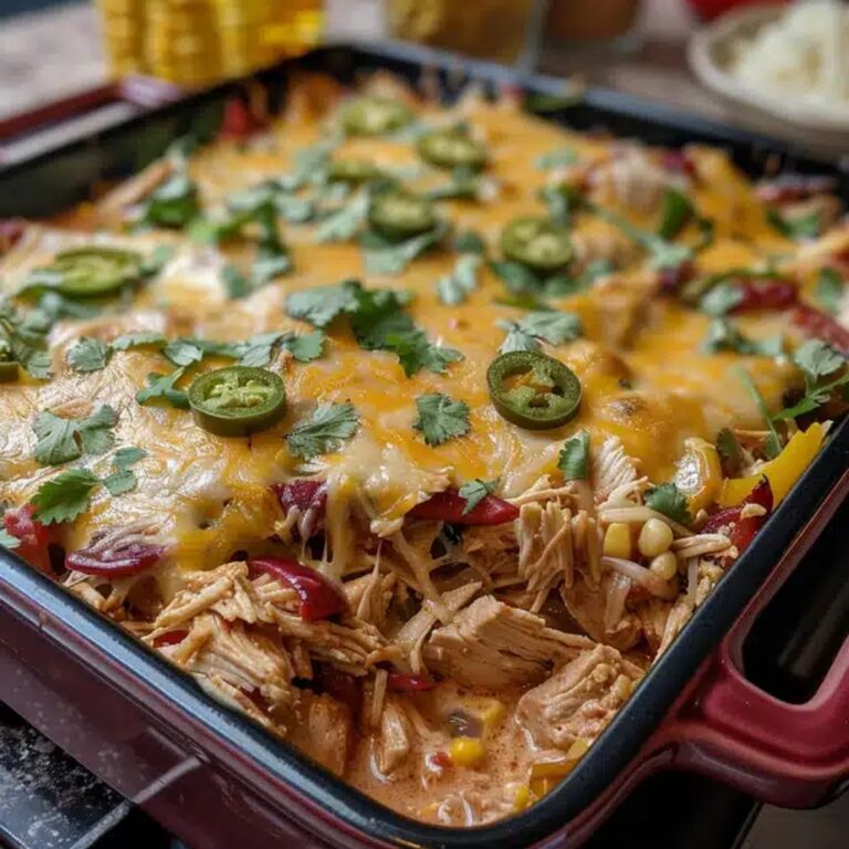 Spicy Chicken Fajita Casserole Recipe