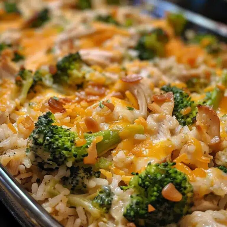 Hearty Broccoli, Rice, Cheese, And Chicken Casserole Recipe