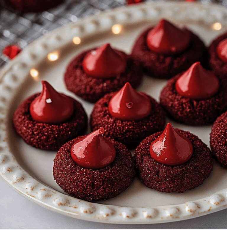 Delectable Hersheys Red Velvet Blossoms Cookies Recipe