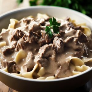 Crock Pot Beef Stroganoff Recipe