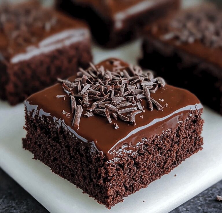 Old School Chocolate Traybake Cake Recipe