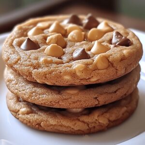 Gooey Triple Reeses Peanut Butter Cookies Recipe