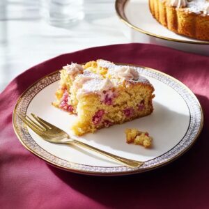Sweet Omas Rhubarb Cake Recipe