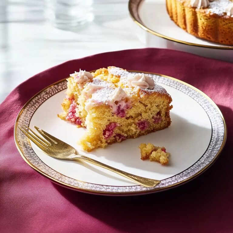 Sweet Omas Rhubarb Cake Recipe