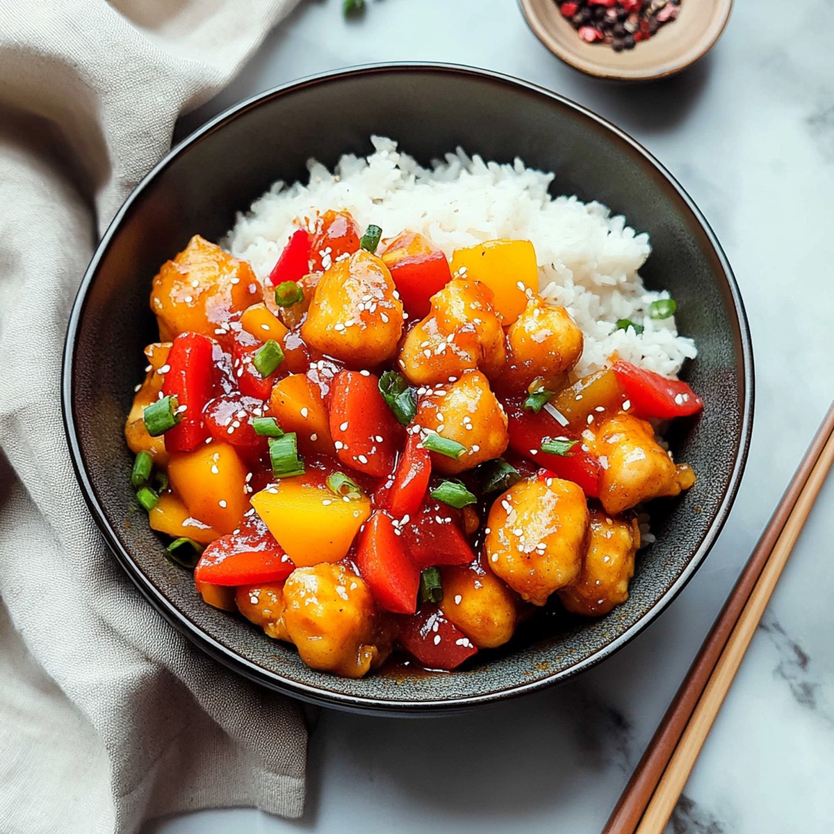 Crispy Sweet And Sour Chicken Recipe