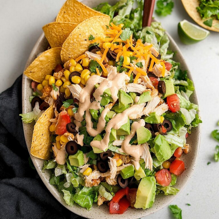 Vibrant Chicken Taco Salad Recipe