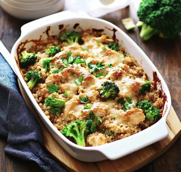 Creamy Chicken Quinoa And Broccoli Casserole Recipe