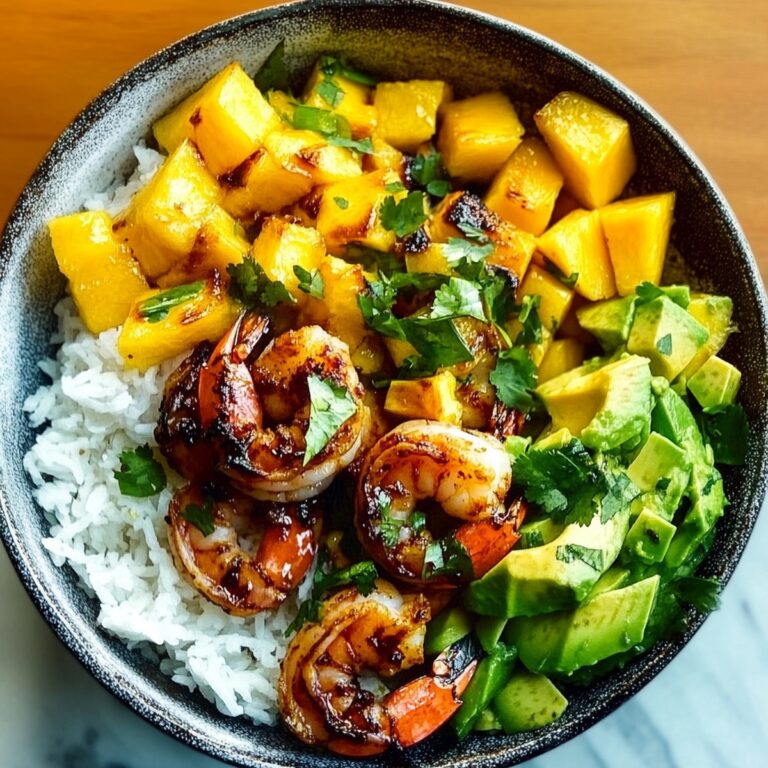 Shrimp Avocado Mango Bowls Recipe