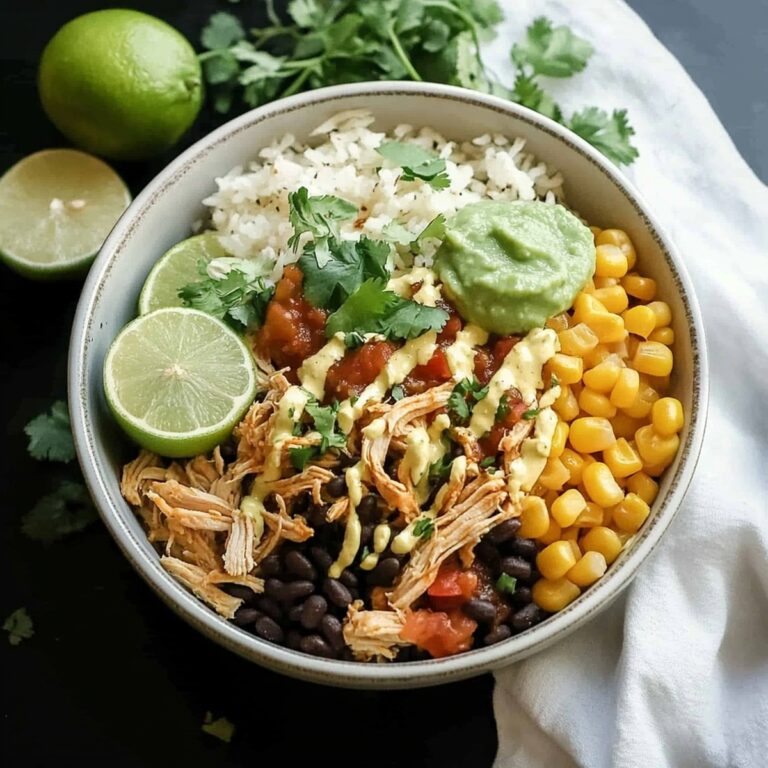Slow Cooker Chicken Burrito Bowl Recipe