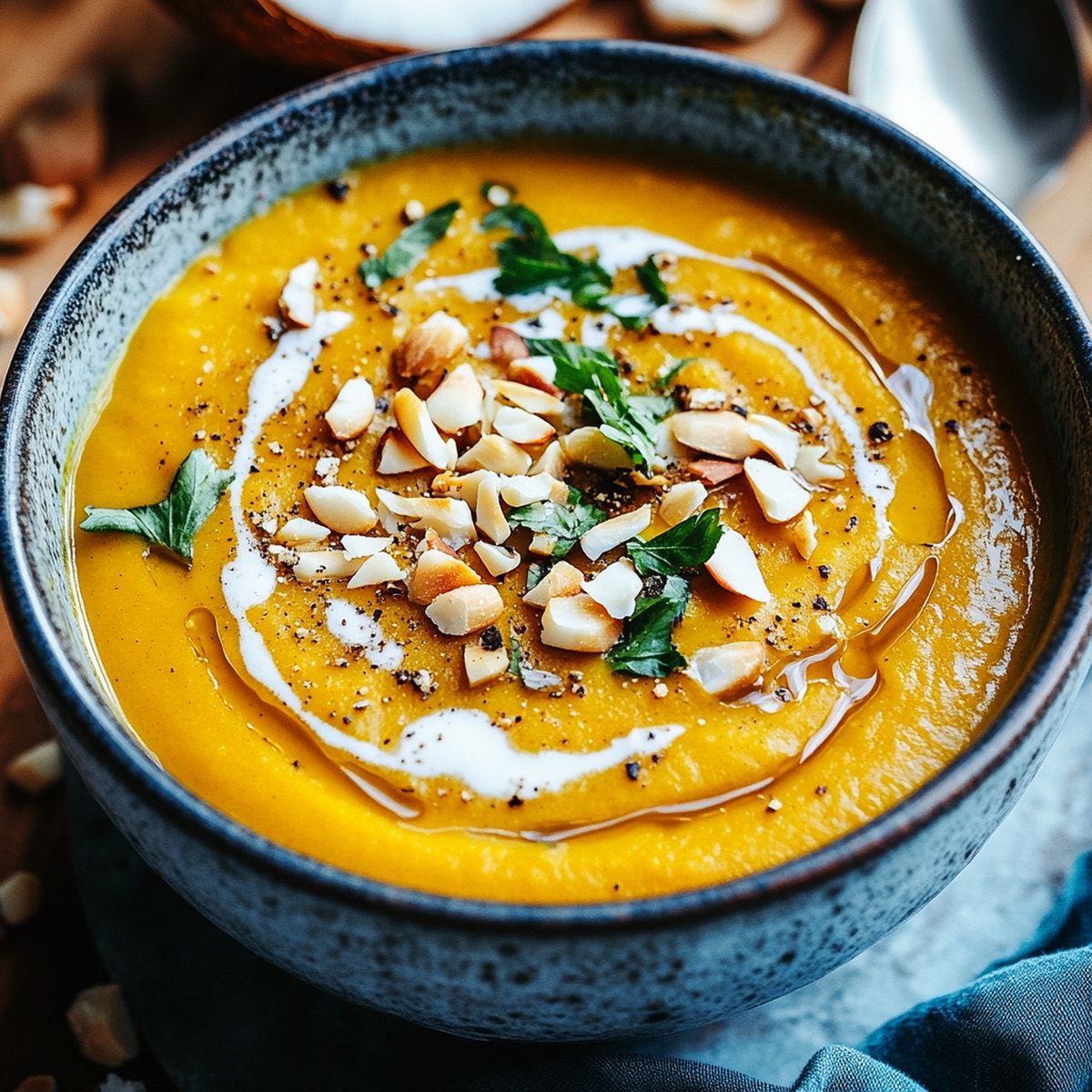 Coconut Curry Pumpkin Soup Recipe
