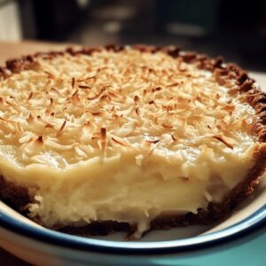 Rustic French Coconut Pie Recipe