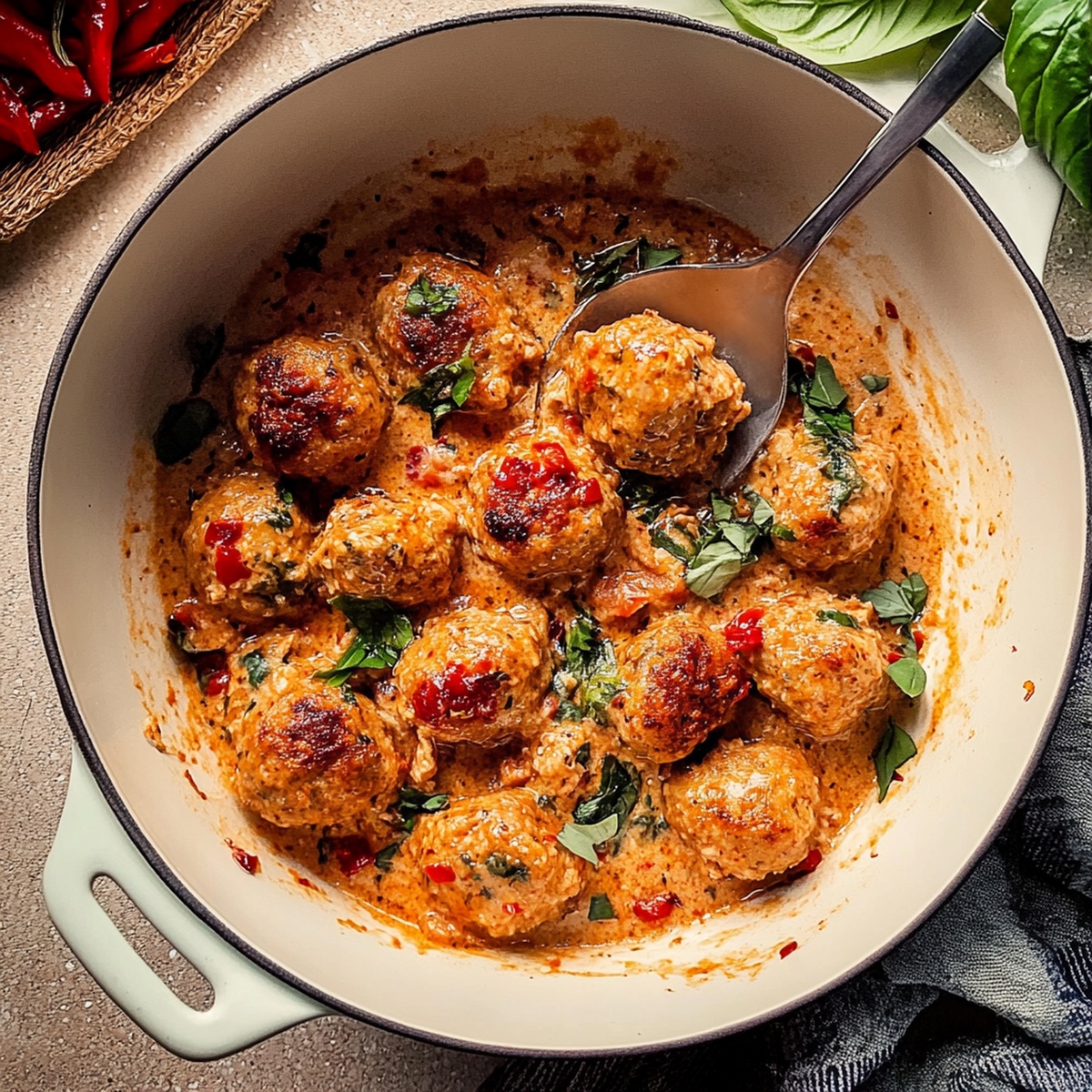 Marry Me Chicken Meatballs Recipe