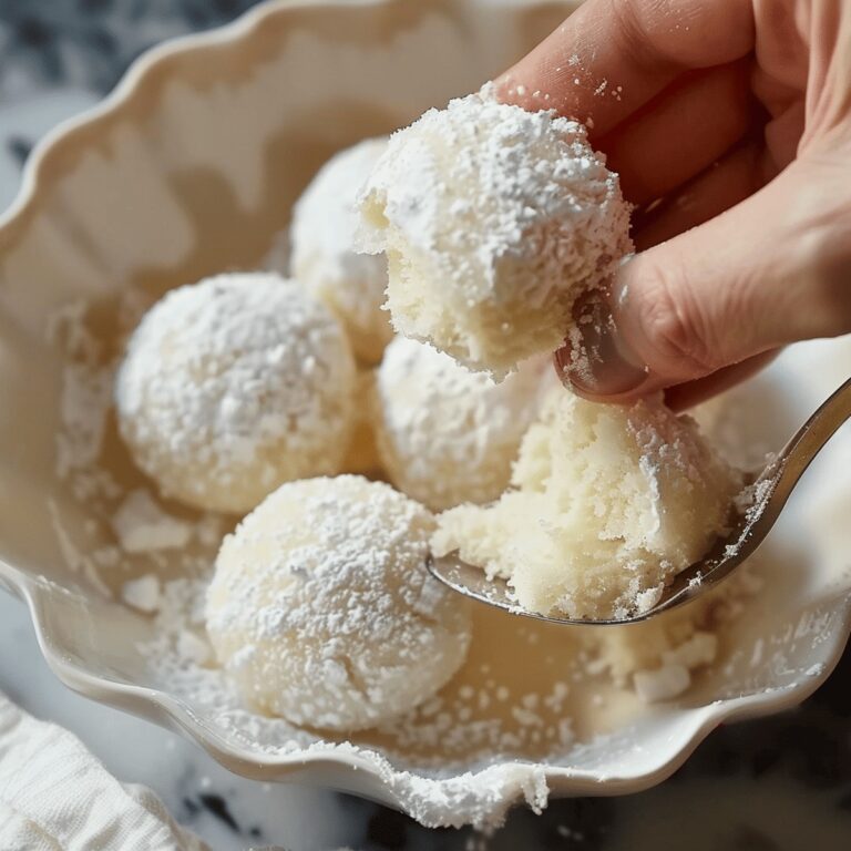 Fluffy Sweetened Condensed Milk Snowball Cookies Recipe