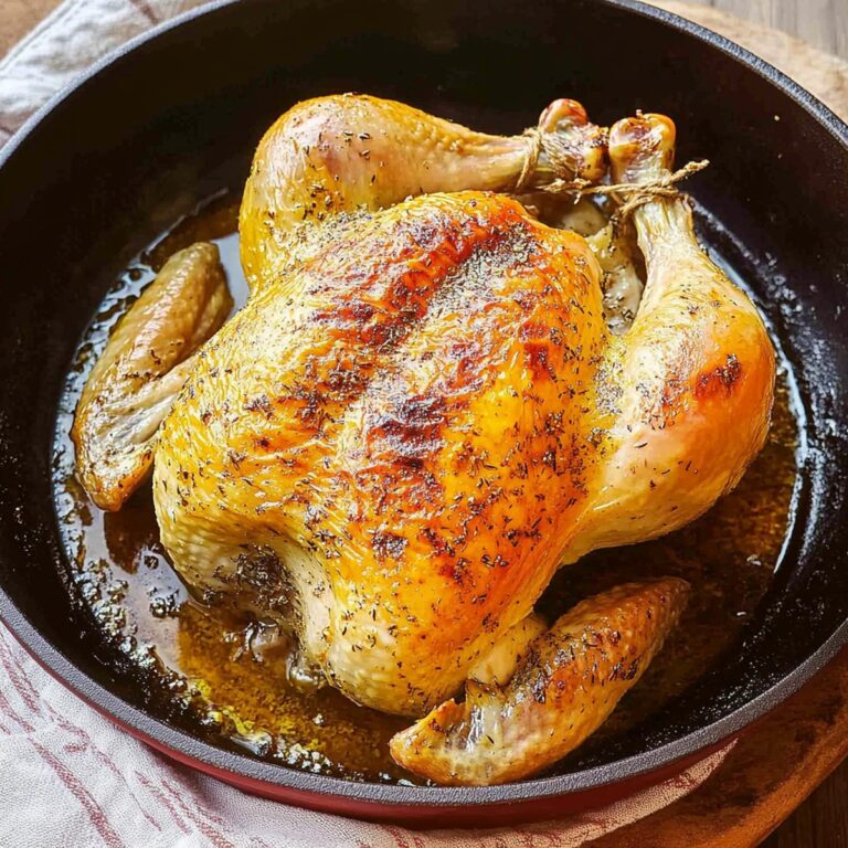 Easy Oven Roasted Chicken Recipe