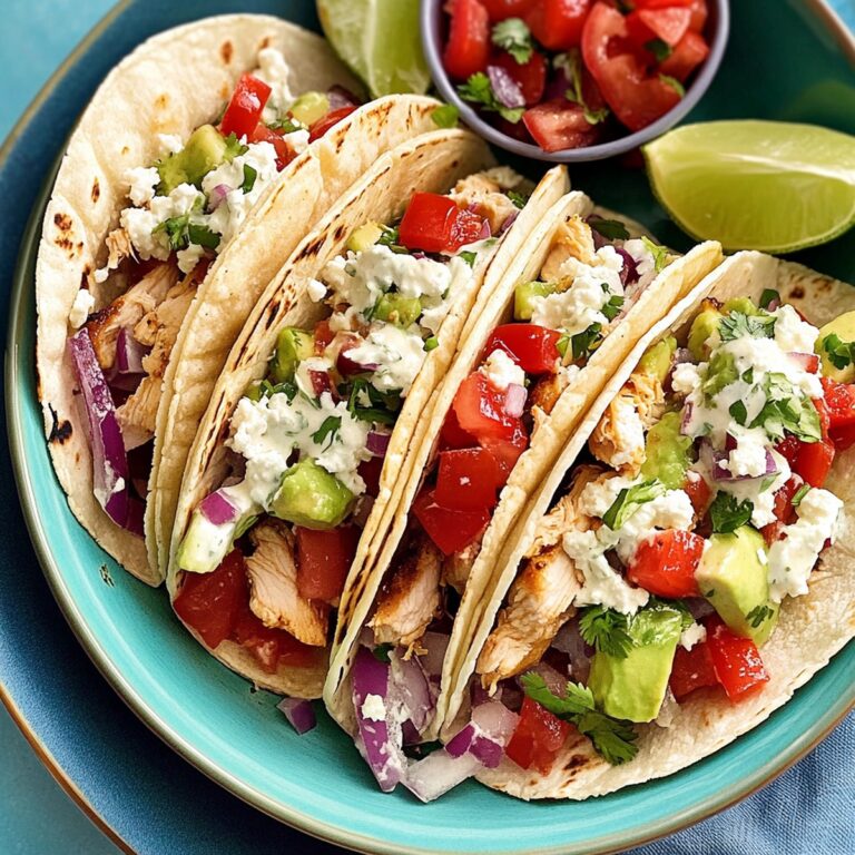 Spicy Baja Chicken Tacos Recipe