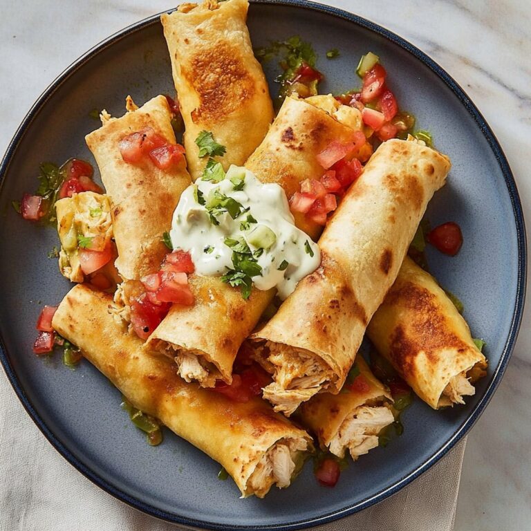 Crispy Chicken Flautas Recipe
