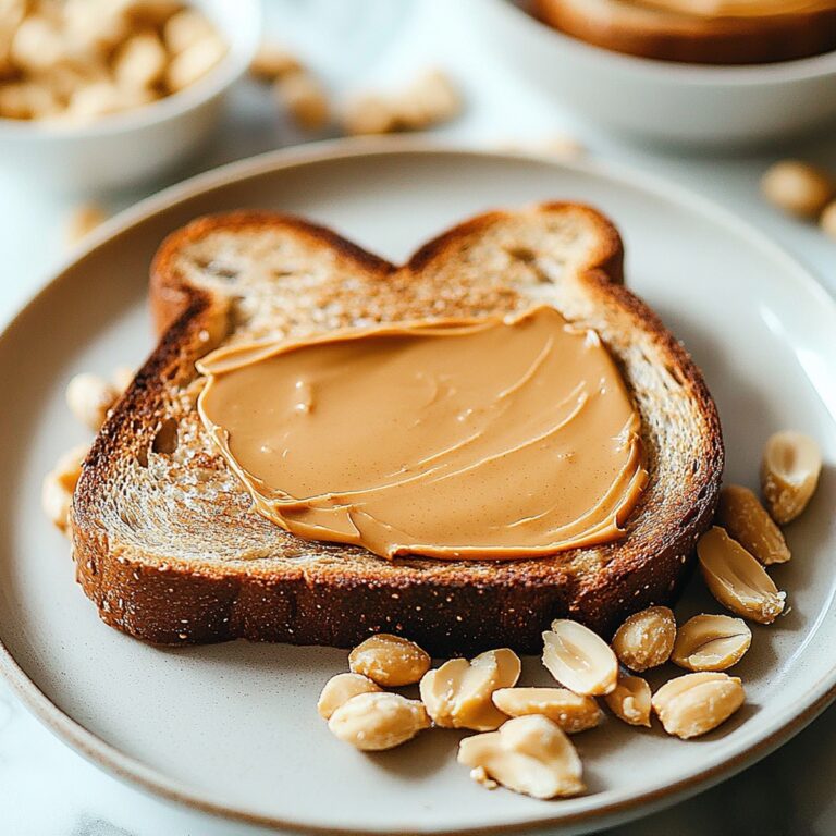 Crispy Peanut Butter Toast Recipe
